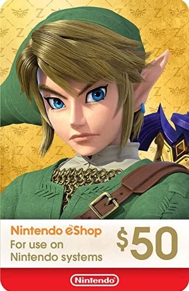 NINTENDO ESHOP $50 GIFT CARD DIGITAL CODE USA
