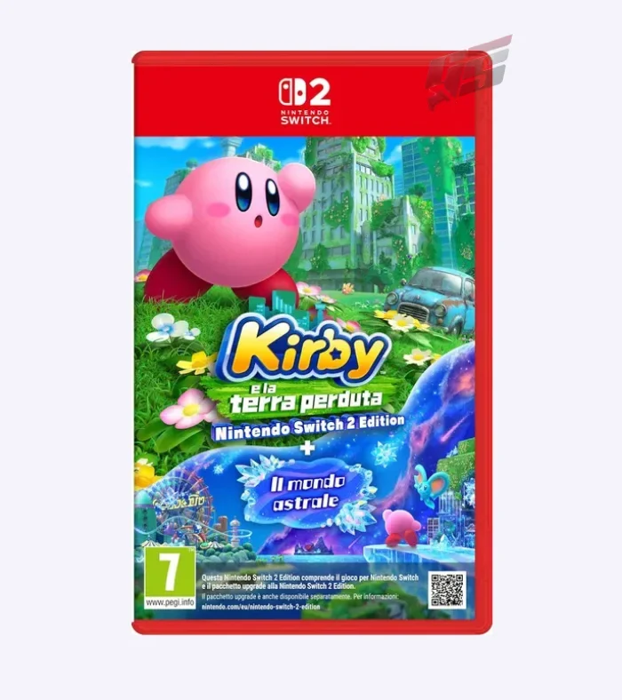 Kirby and the Forgotten Land Nintendo Switch 2 Edition + Star Crossed World Game Cart