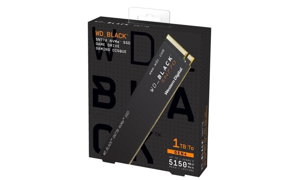 WD_BLACK 1TB SN850P NVMe M.2 SSD Officially Licensed Storage Expansion for PS5 Consoles, up to 7,300MB/s, with heatsink