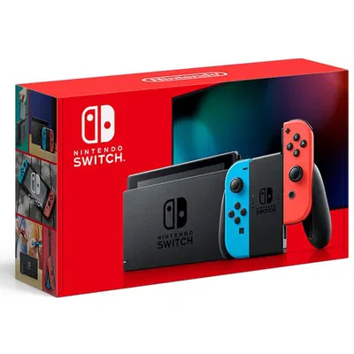 Nintendo Switch Generation 2 Neon Blue  Neon Red
