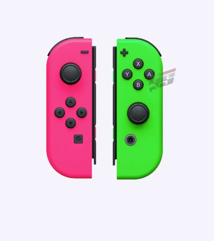 Nintendo Switch Joy Con Controllers Neon Green & Pink