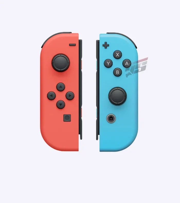 Nintendo Switch Joy Con Controllers Neon Red & Blue