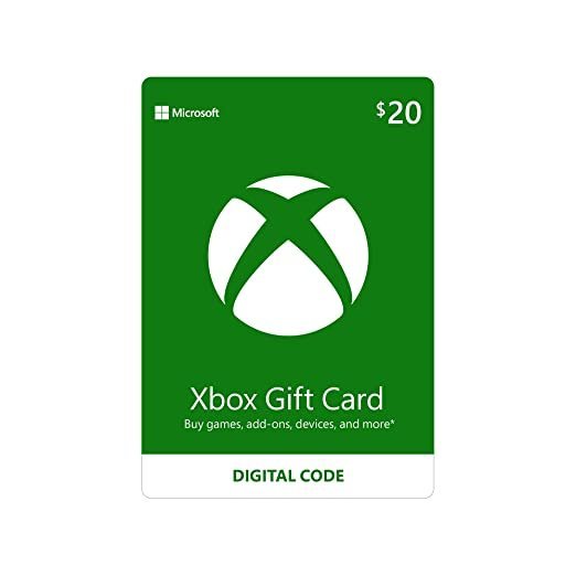 XBOX $20 GIFT CARD DIGITAL CODE USA