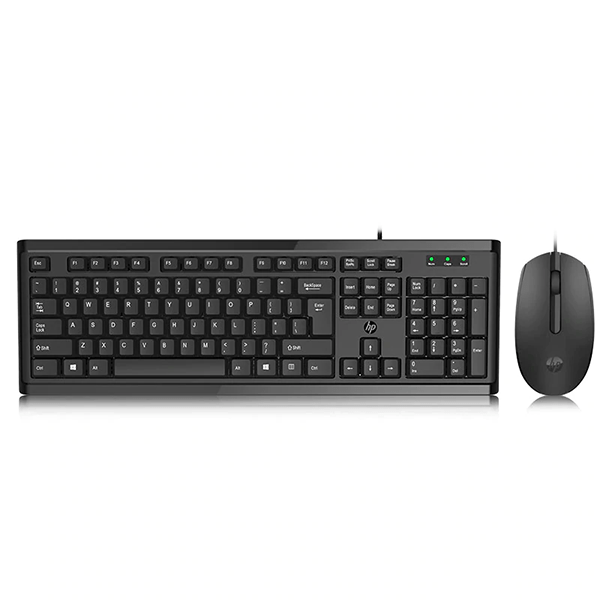 HP KM10 Wired USB Keyboard And Mouse-Universal Office Mice & Keyboard Combo