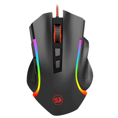 REDRAGON M607 GRIFFIN RGB BLACK 7200 DPI, 7 BUTTONS GAMING MOUSE