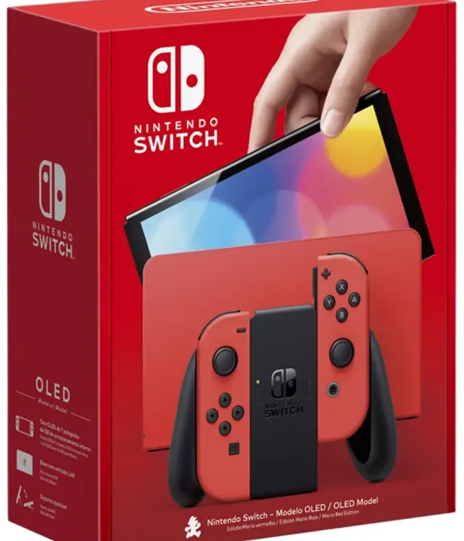 Nintendo Switch  OLED Model Mario Red Edition