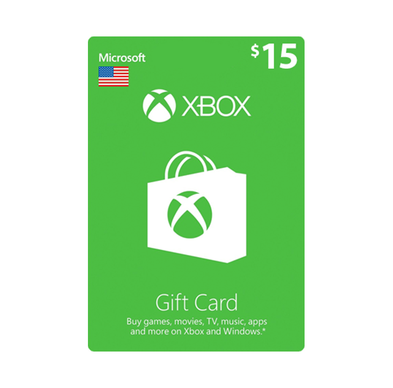 Xbox $15 Gift Card Digital Code USA